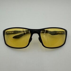 Soxick Night Driving Glasses Excellent Condition Yellow Lenses Black Frame